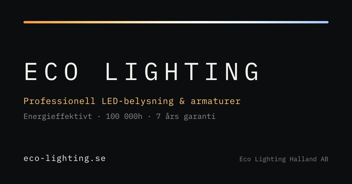 ECO Lighting Halland AB logotyp